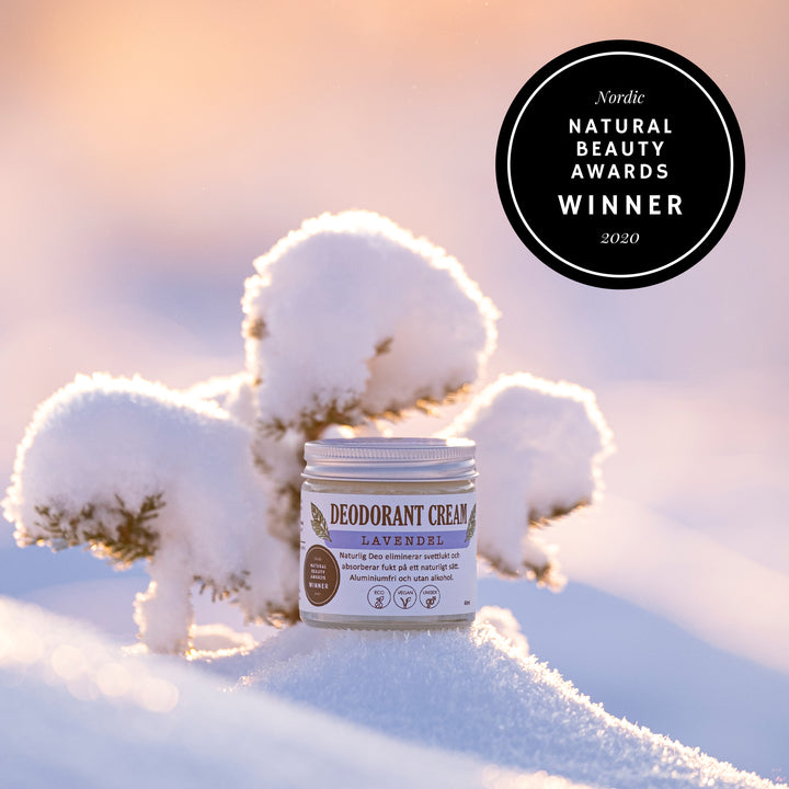 Naturlig Deo Ekologisk Deodorant Cream 200ml - Lavendel