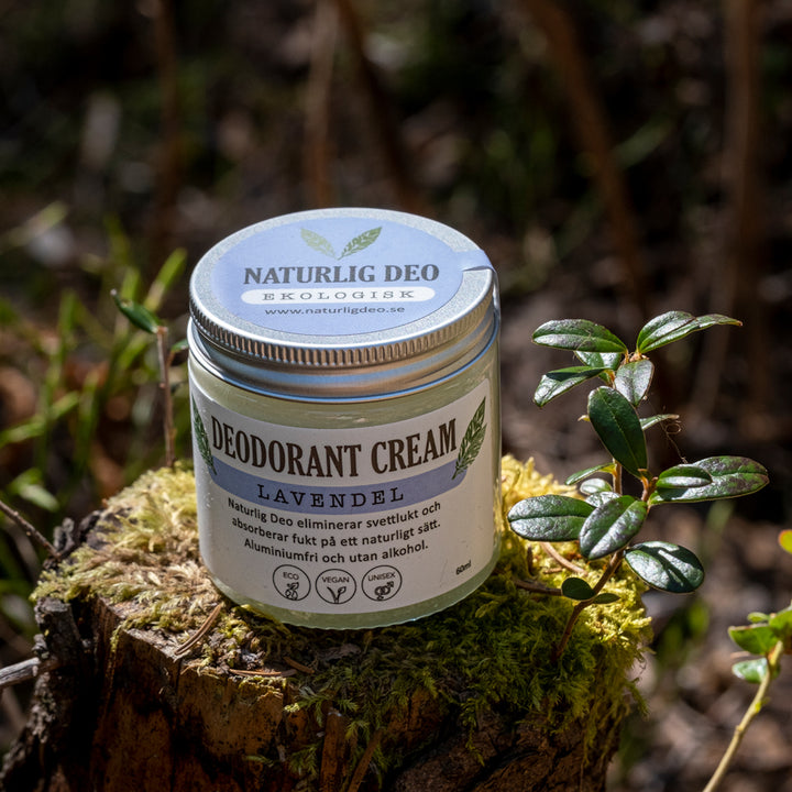 Naturlig Deo Ekologisk Deodorant Cream 200ml - Lavendel
