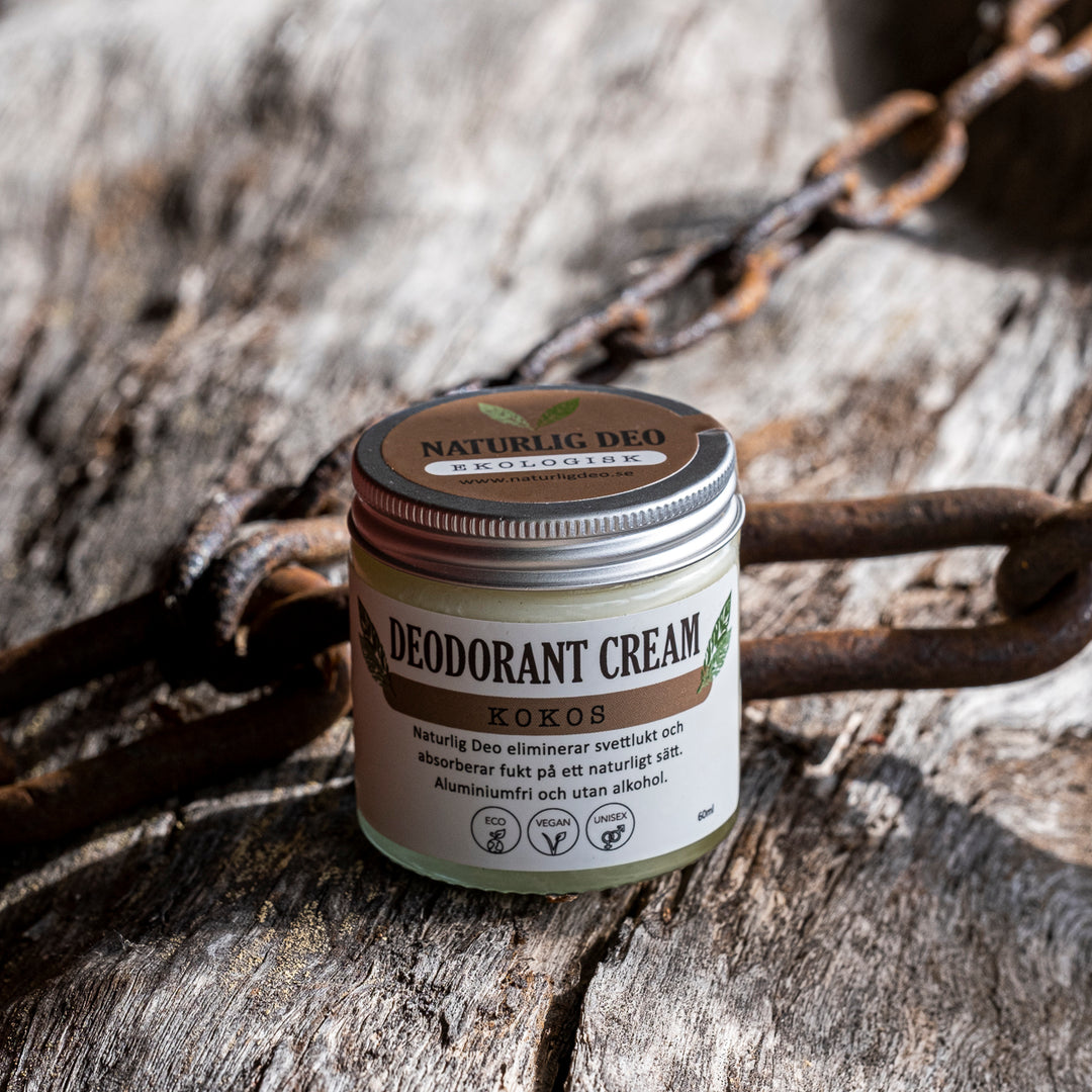 Naturlig Deo Ekologisk Deodorant Cream 200ml - Kokos