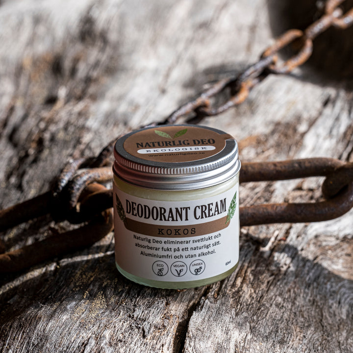 Naturlig Deo Ekologisk Deodorant Cream 200ml - Kokos