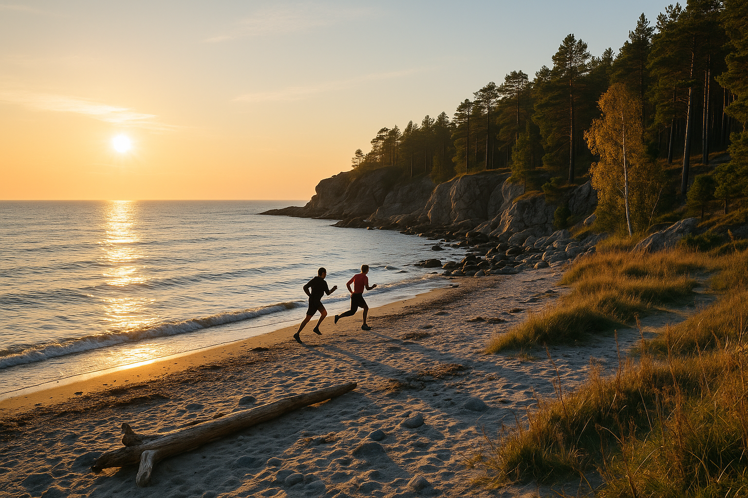 dom ska springa/ träna
