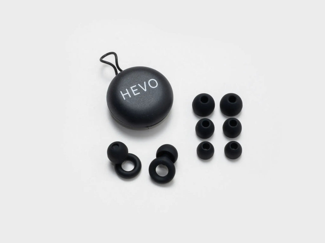 Silicon Earplugs Black - HEVO