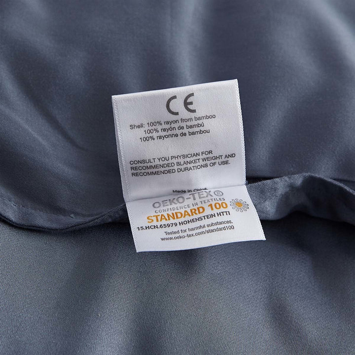 Beckasin Tyngdtäcke 2,6 kg Grå Bambu – Svalkande för Barn